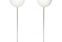 Pair Of Neal Small Floor Lamps 1960s Polypropylene Globe pertaining to measurements 1280 X 1280
