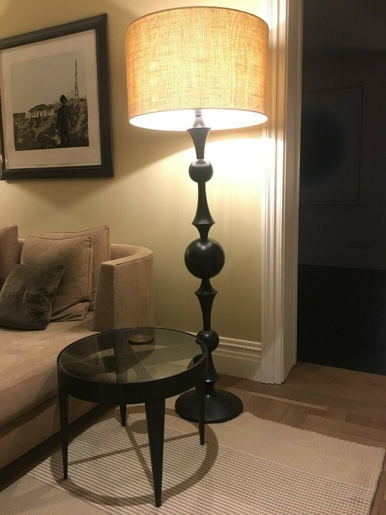 Pair Of Tall Carved Dark Wooden Floor Lamps Giovanna Ticciati In Wimbledon London Gumtree within measurements 768 X 1024