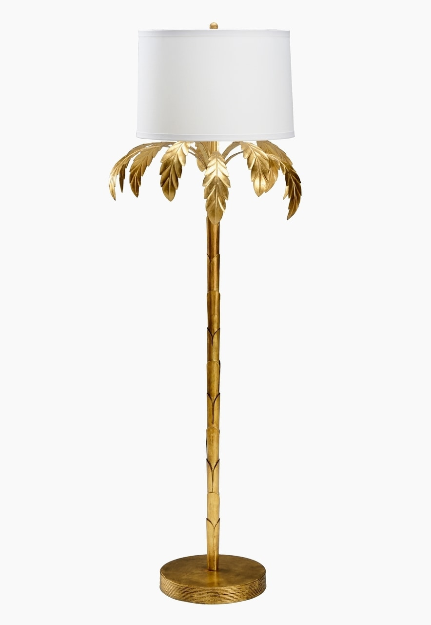 Palm Floor Lamp Gold Chelsea House 67 intended for size 884 X 1280