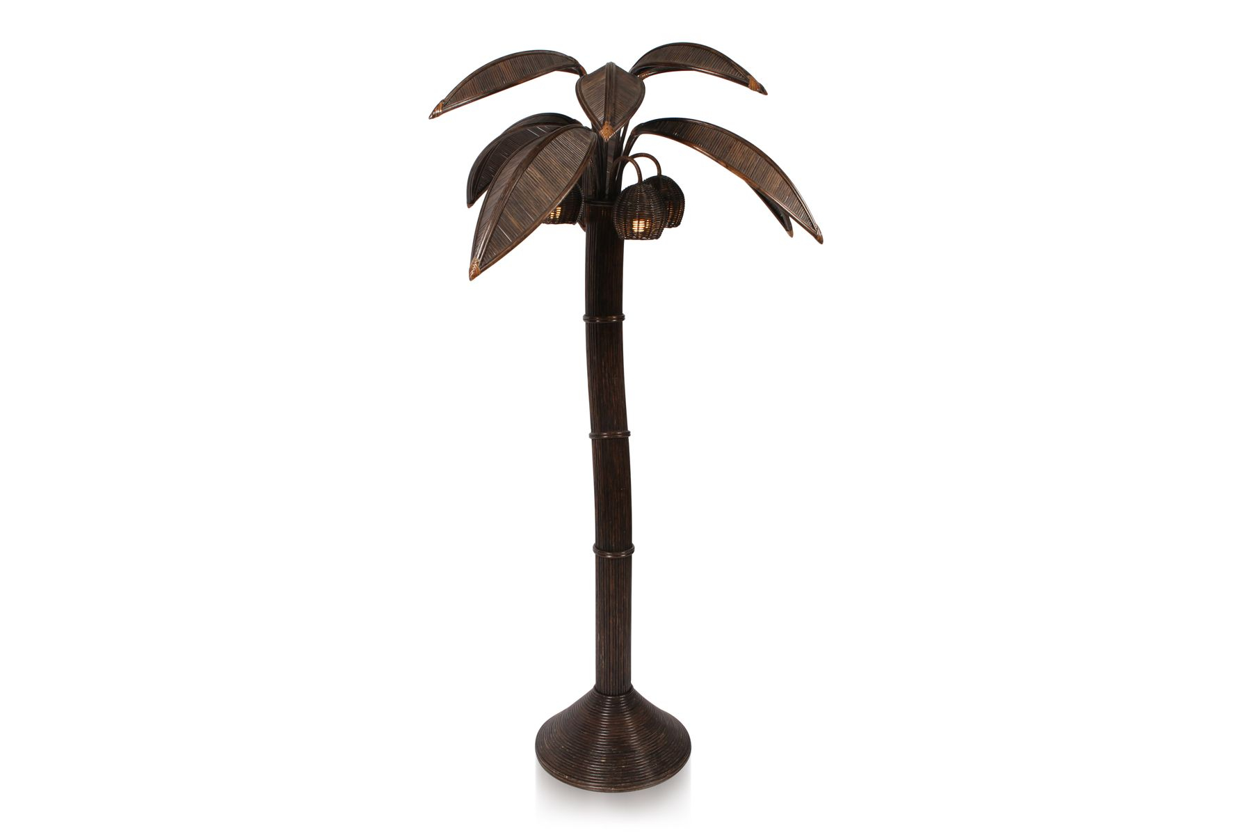 Palm Tree Floor Lamp Mario Lopez 1970s intended for dimensions 1800 X 1200