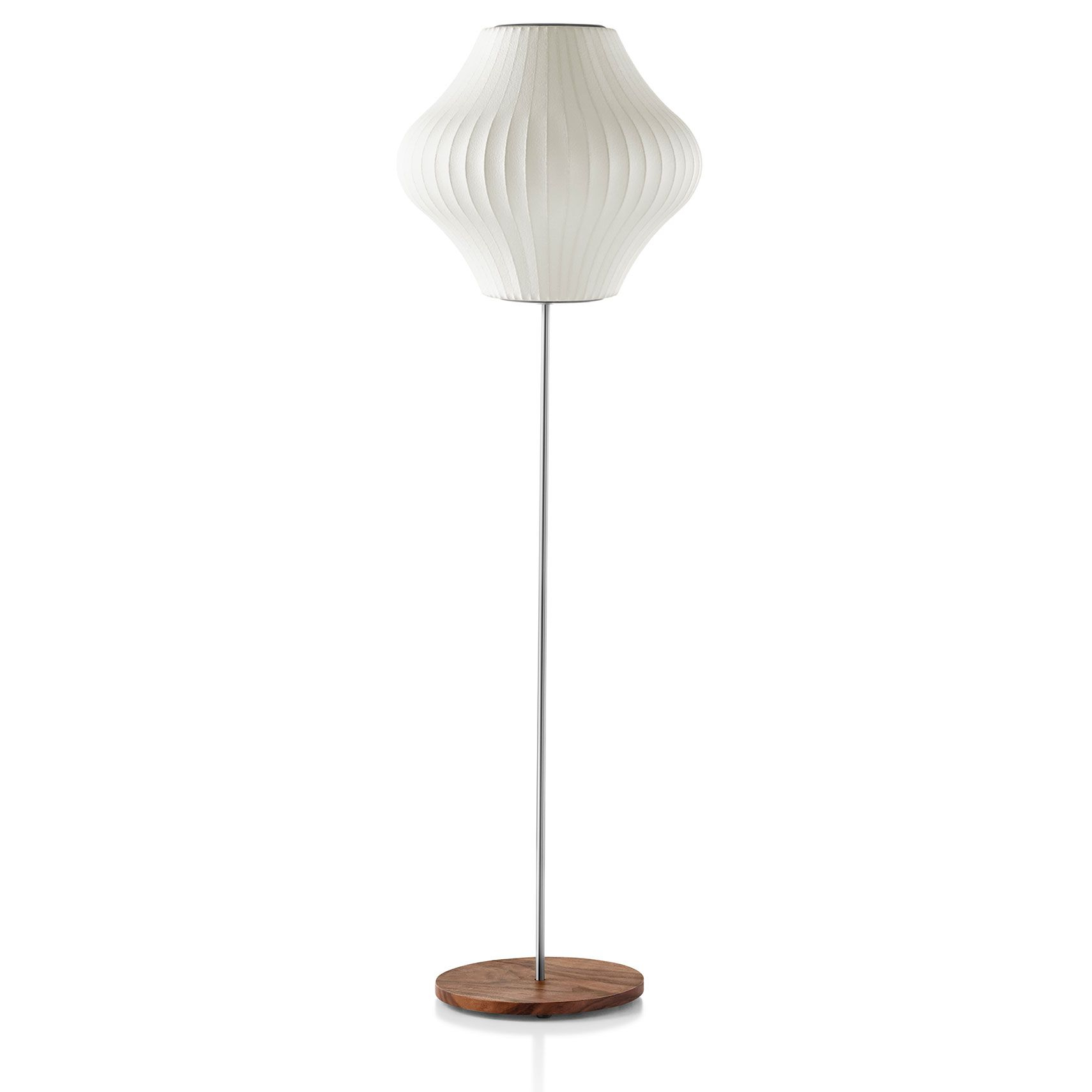 Pear Lotus Floor Lamp Nelson Bubble Lamps H770lfswal intended for dimensions 1710 X 1710