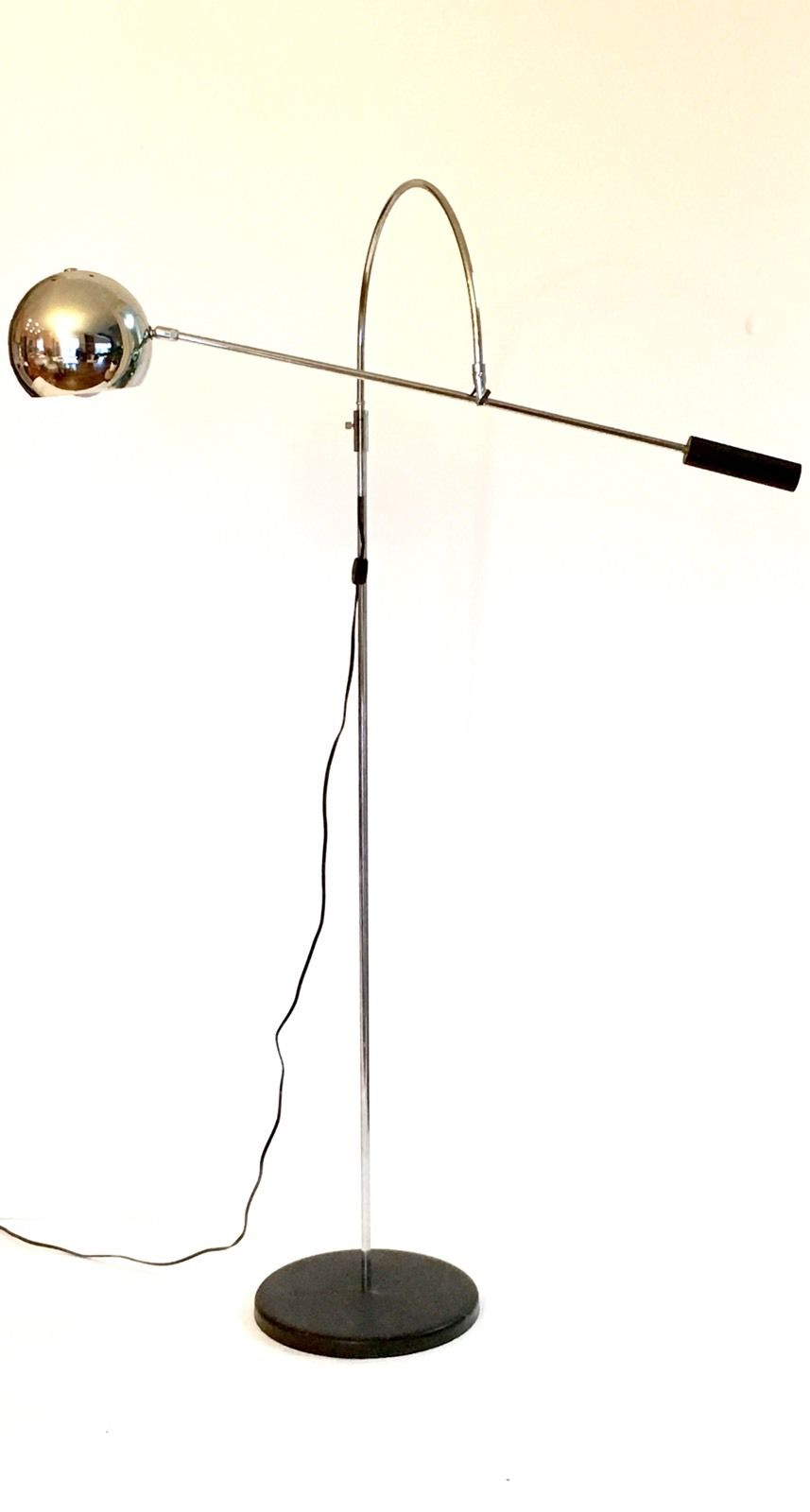 Periods Stylesvintage Chrome Floor Reading Lamp Kovacs with size 857 X 1600