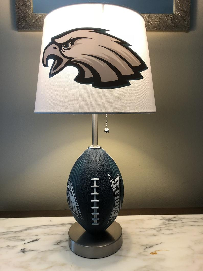 Philadelphia Eagles Football Lamp Nfl Sports Team Made Thatlampguy inside proportions 794 X 1059