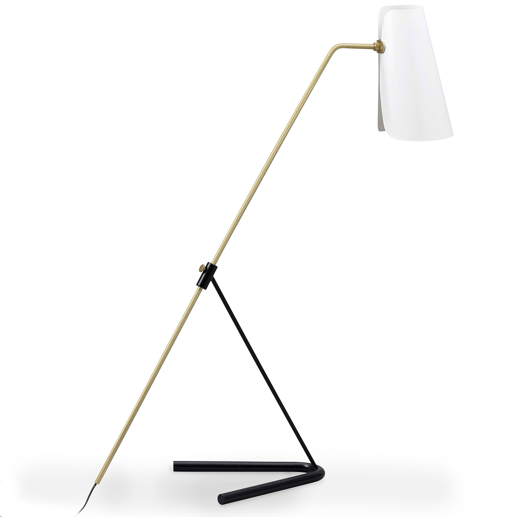 Pierre Guariche Floor Lamp G21 With Brass Pole Casa Lumi within proportions 1700 X 1700