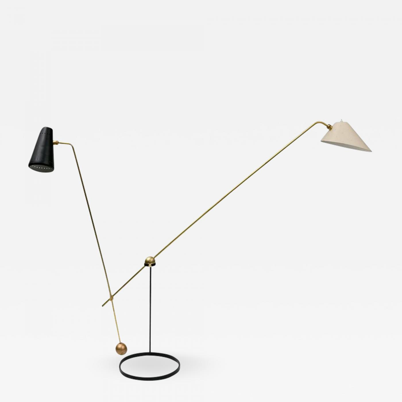 Pierre Guariche Pierre Guariche Equalibrium Floor Lamp For Disderot France 1950s with measurements 1400 X 1400