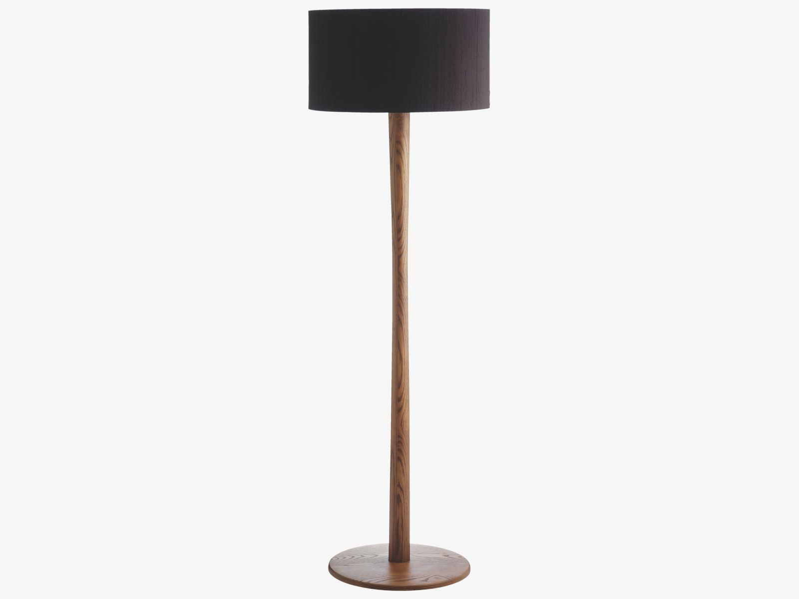 Pole Base Walnut Stained Oak Floor Lamp Nesfield Redesign in proportions 1600 X 1200