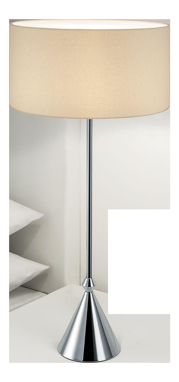Polished Chrome Table Lamp With Shade Gustavian In Table intended for sizing 610 X 1299