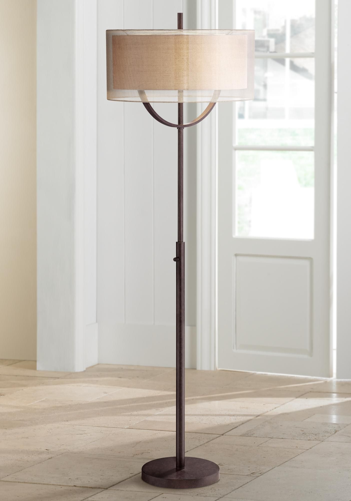 Possini Euro Arris Light Blaster Modern Floor Lamp 3j395 intended for dimensions 1403 X 2000