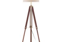 Possini Euro Cherry Finish Wood Surveyor Tripod Floor Lamp throughout dimensions 1000 X 1000