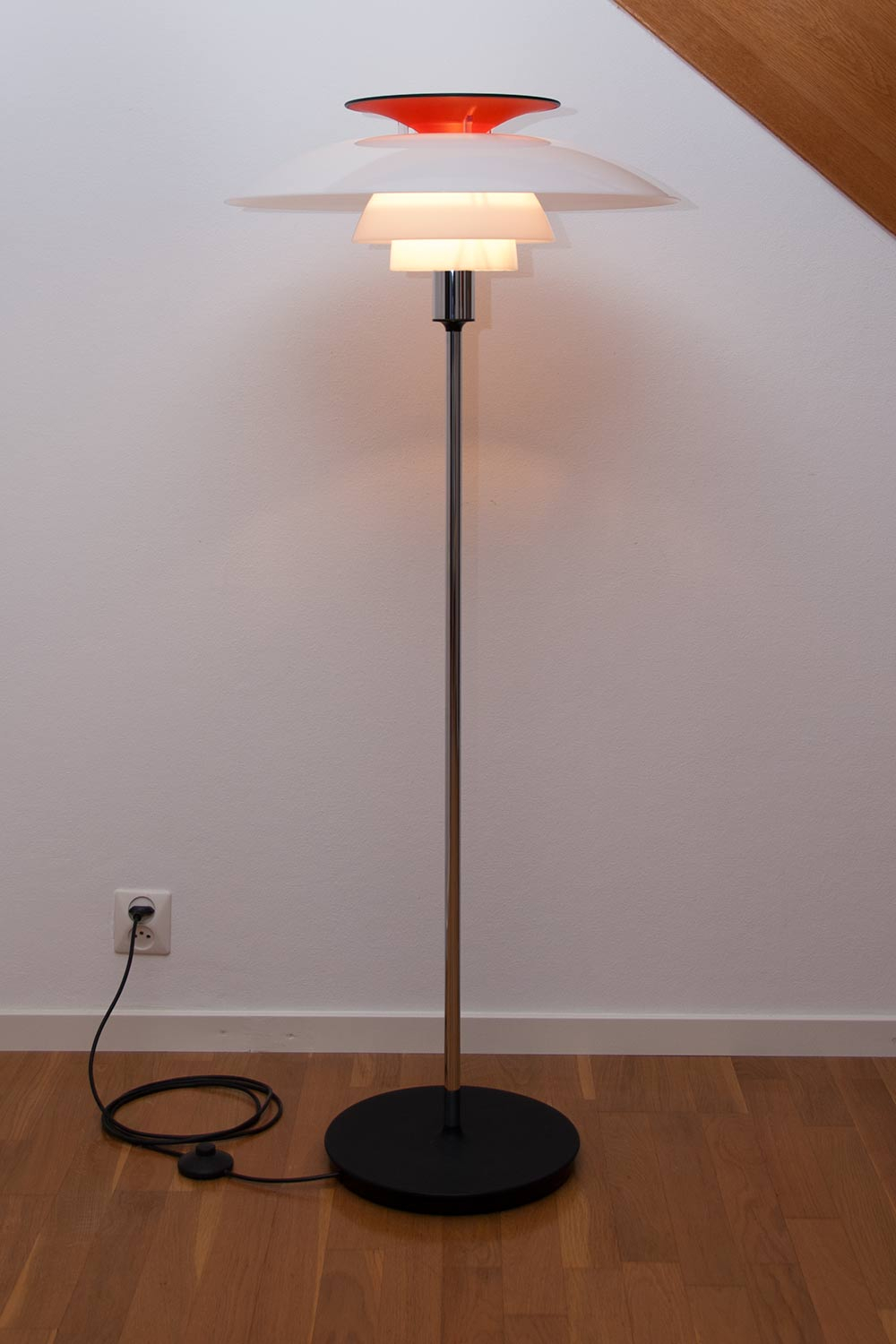 Poul Henningsen Ph 80 Floor Lamp Scandinavian Design throughout proportions 1000 X 1500