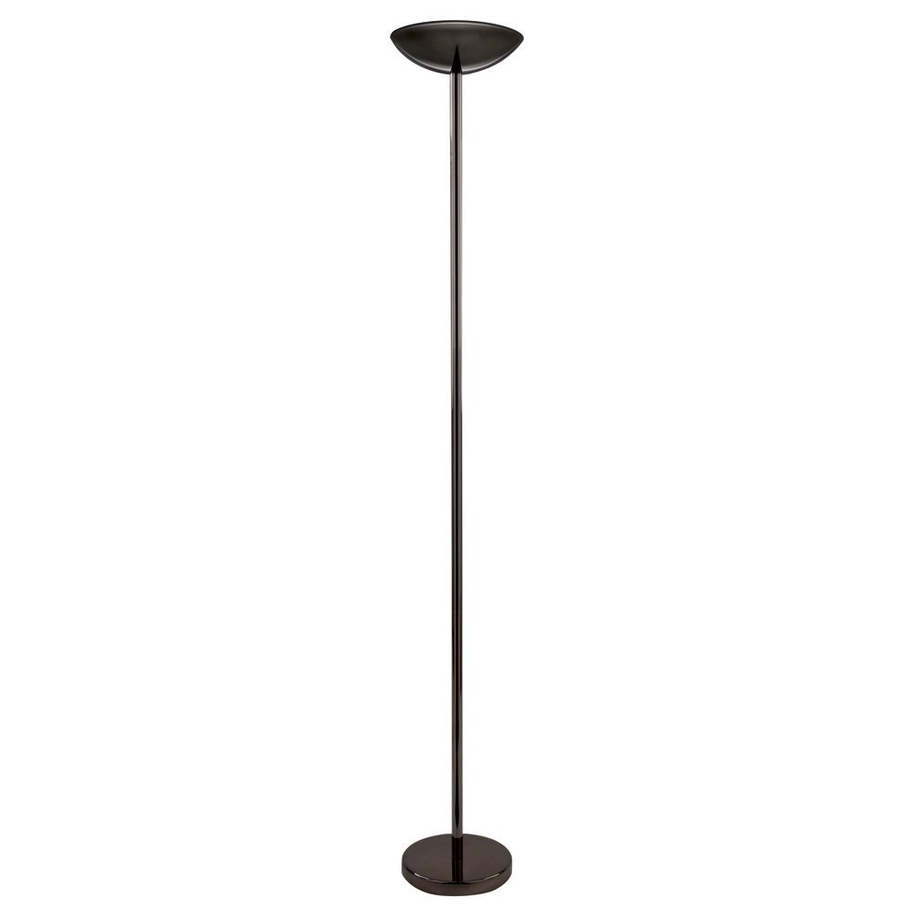 Powerful And Dimmable Low Energy Black Chrome Floor Lamp pertaining to size 1000 X 1000