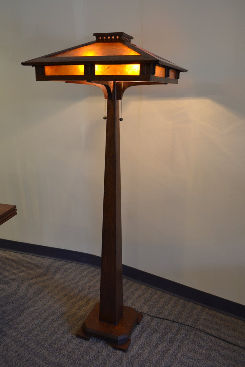 Prairie Craftsman Floor Lamp Ragsdale Home Furnishings And Phil Myer intended for sizing 794 X 1191