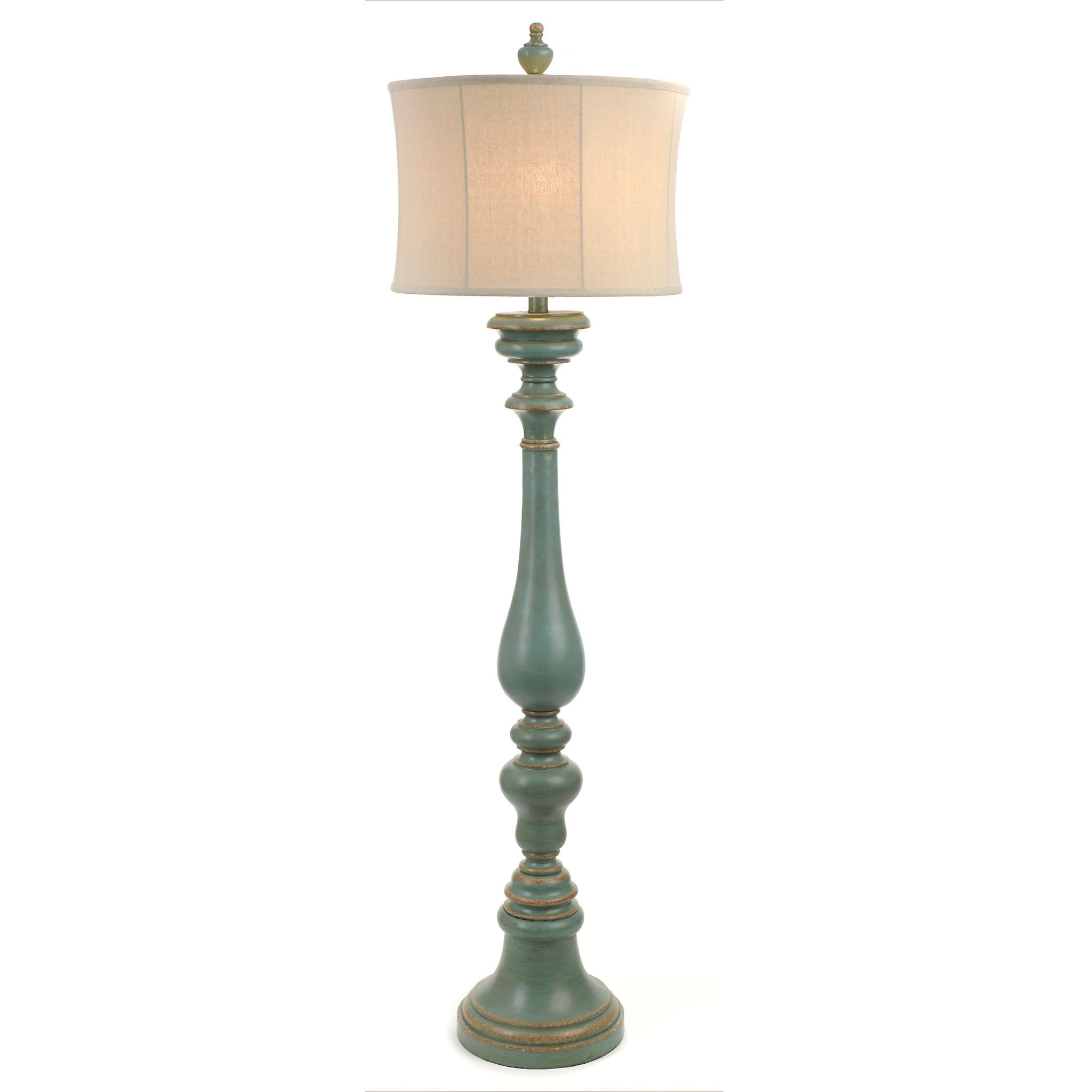 Product Details Burks Turquoise Floor Lamp Coastal in dimensions 2048 X 2048