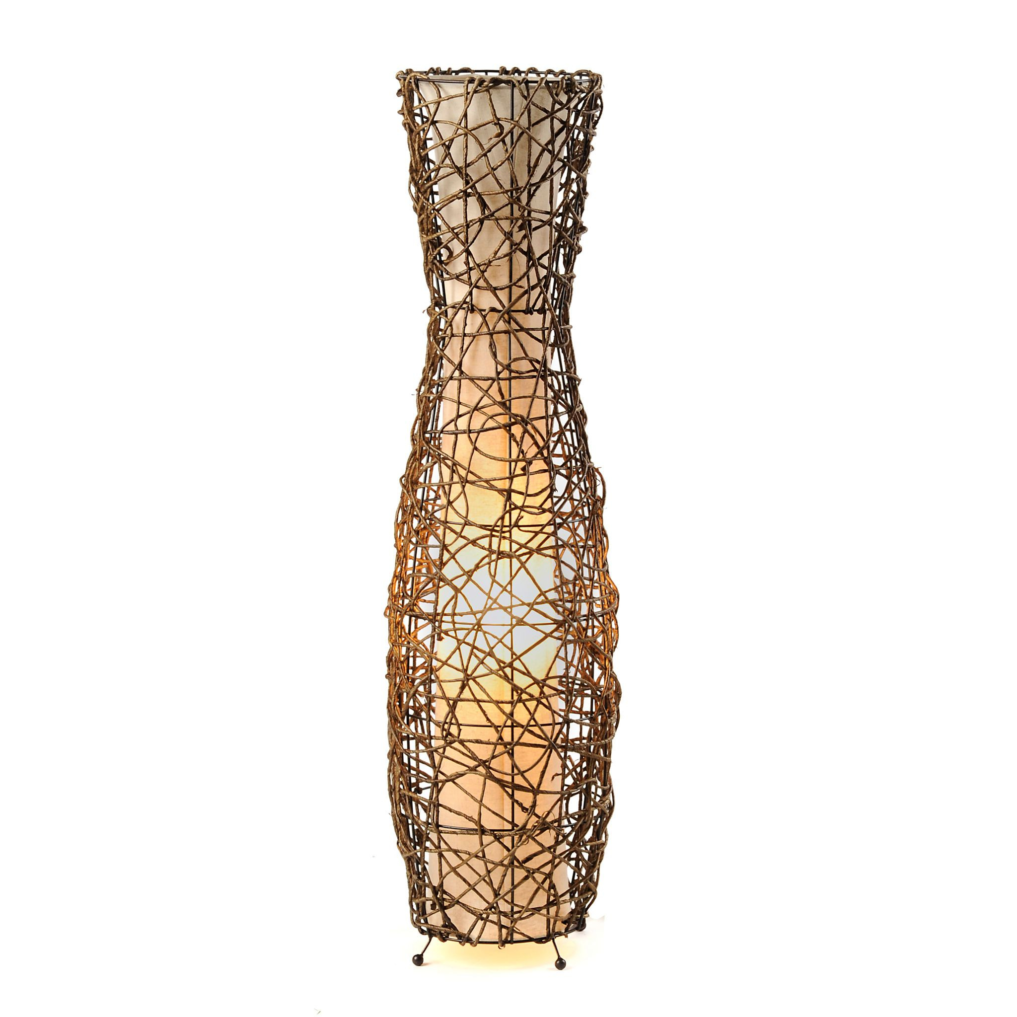 Product Details Fluted Rattan Floor Lamp Home Decorating for proportions 2048 X 2048