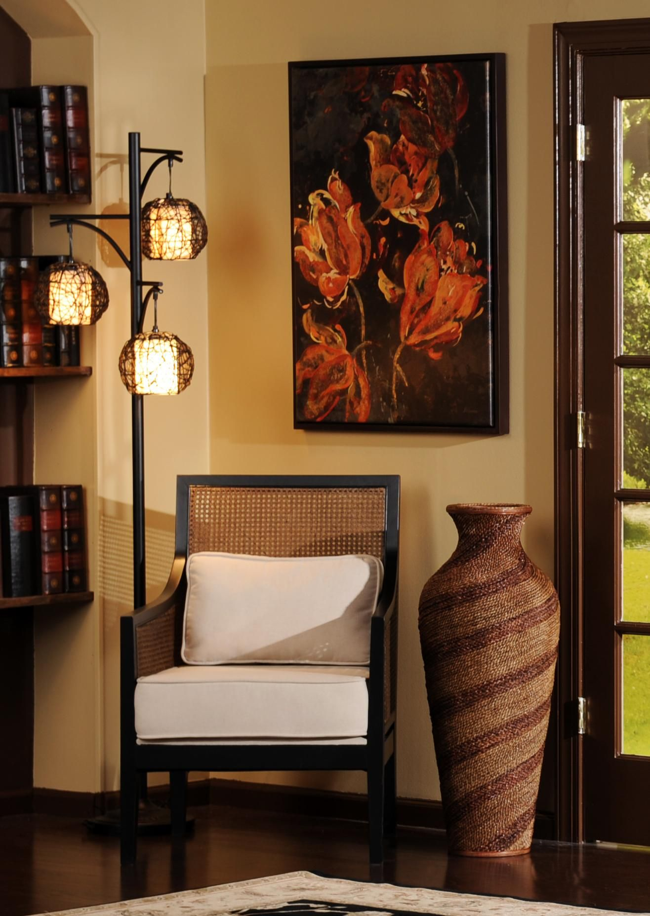 Product Details Triple Wicker Floor Lamp Living Room Ideas in size 1316 X 1856