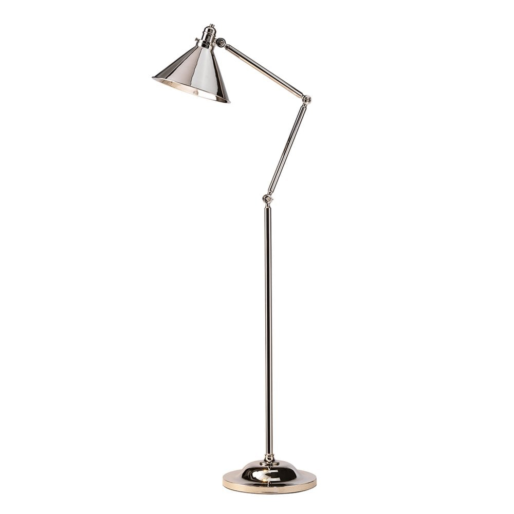 Provence Floor Lamp In Polished Nickel inside dimensions 1000 X 1000