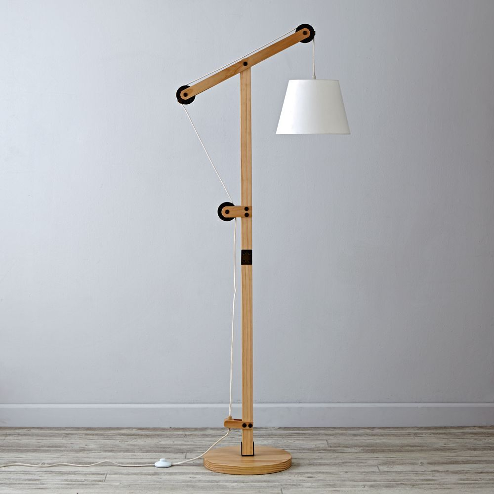 Pulley Floor Lamp Products Diy Floor Lamp Floor Lamp intended for sizing 1000 X 1000