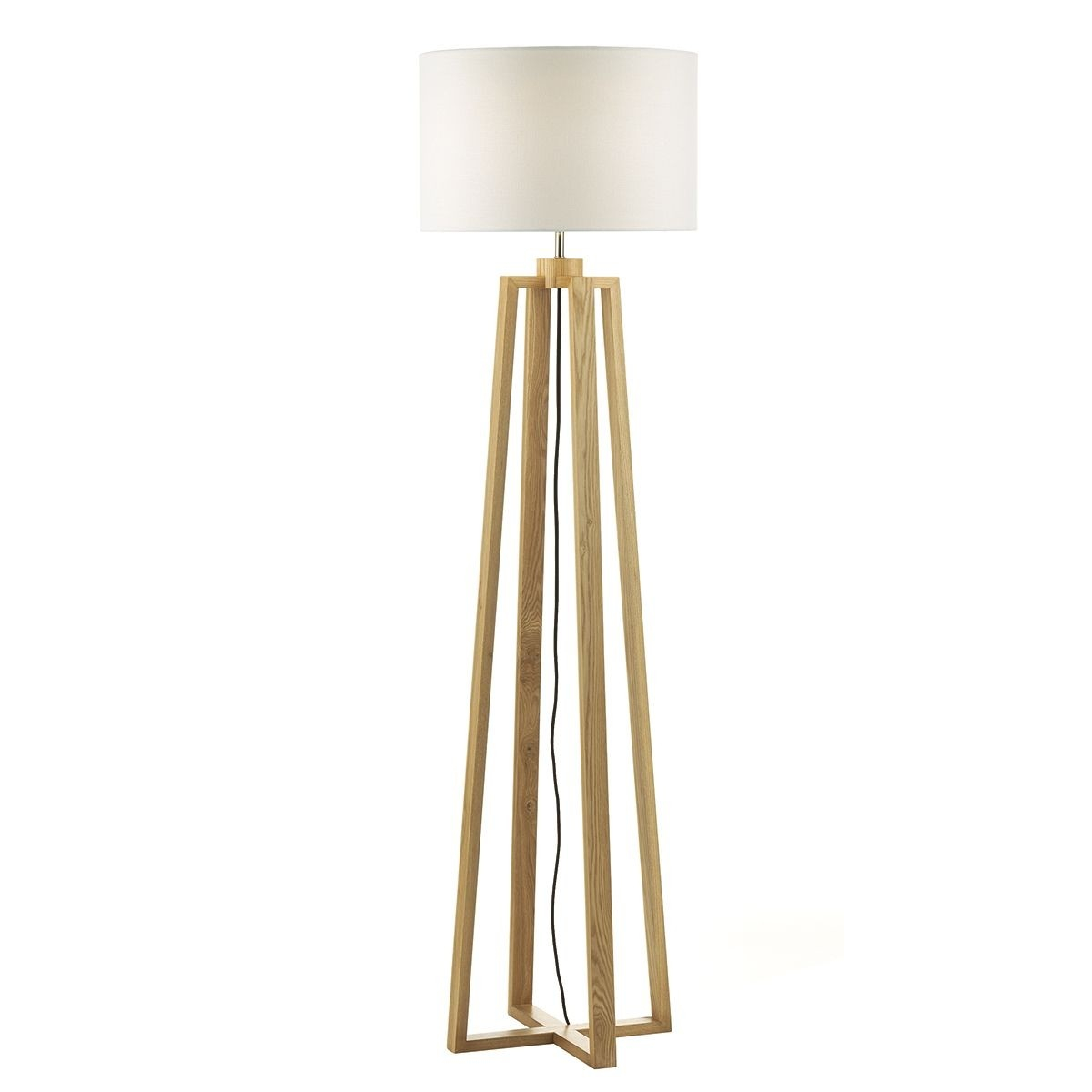 Pyramid Floor Lamp And Table Lamp Twin Pack With Shades in measurements 1200 X 1200