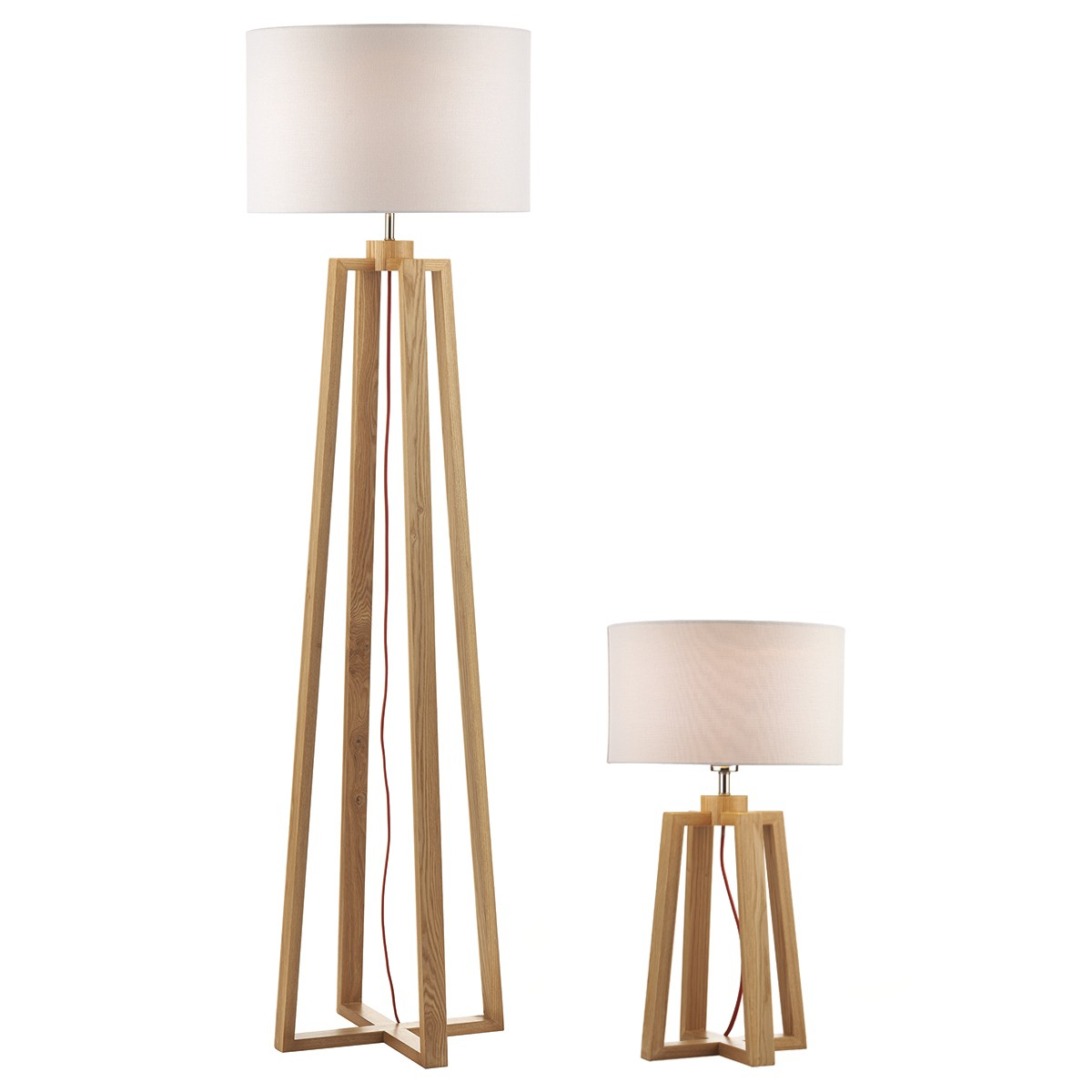 Pyramid Table Lamp And Floor Lamp Twin Shade in size 1200 X 1200