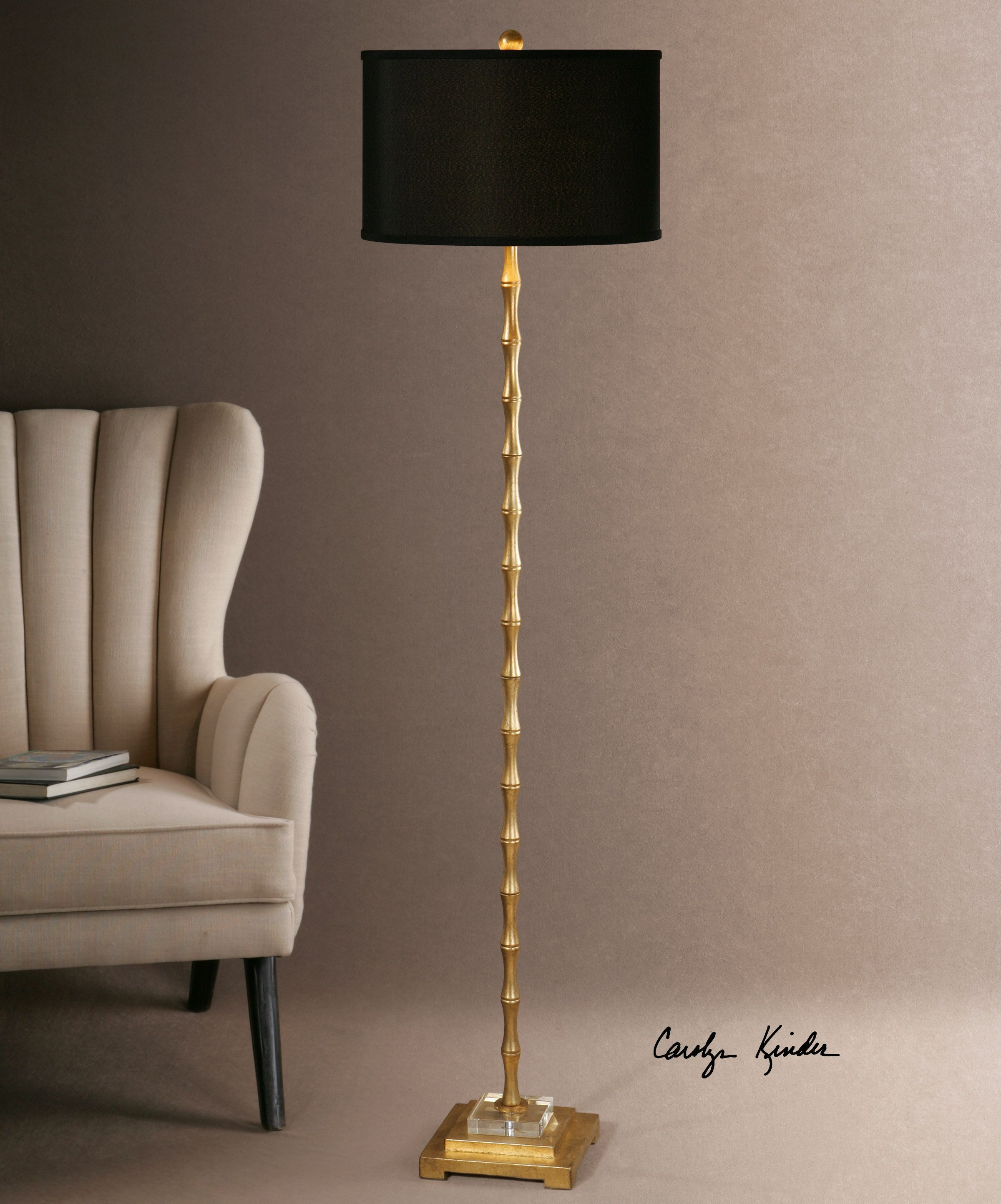 Quindici Metal Bamboo Floor Lamp Gold Floor Lamp Floor throughout sizing 2400 X 2886