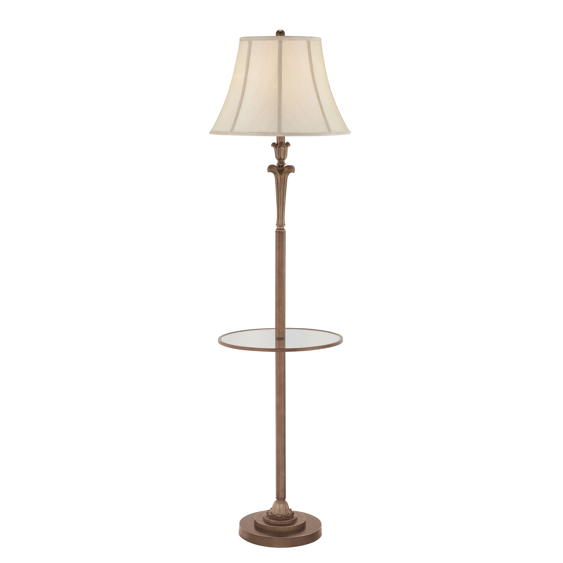 Quoizel Archer 1 Light Palladian Bronze Glass Floor Lamp intended for proportions 2200 X 2200