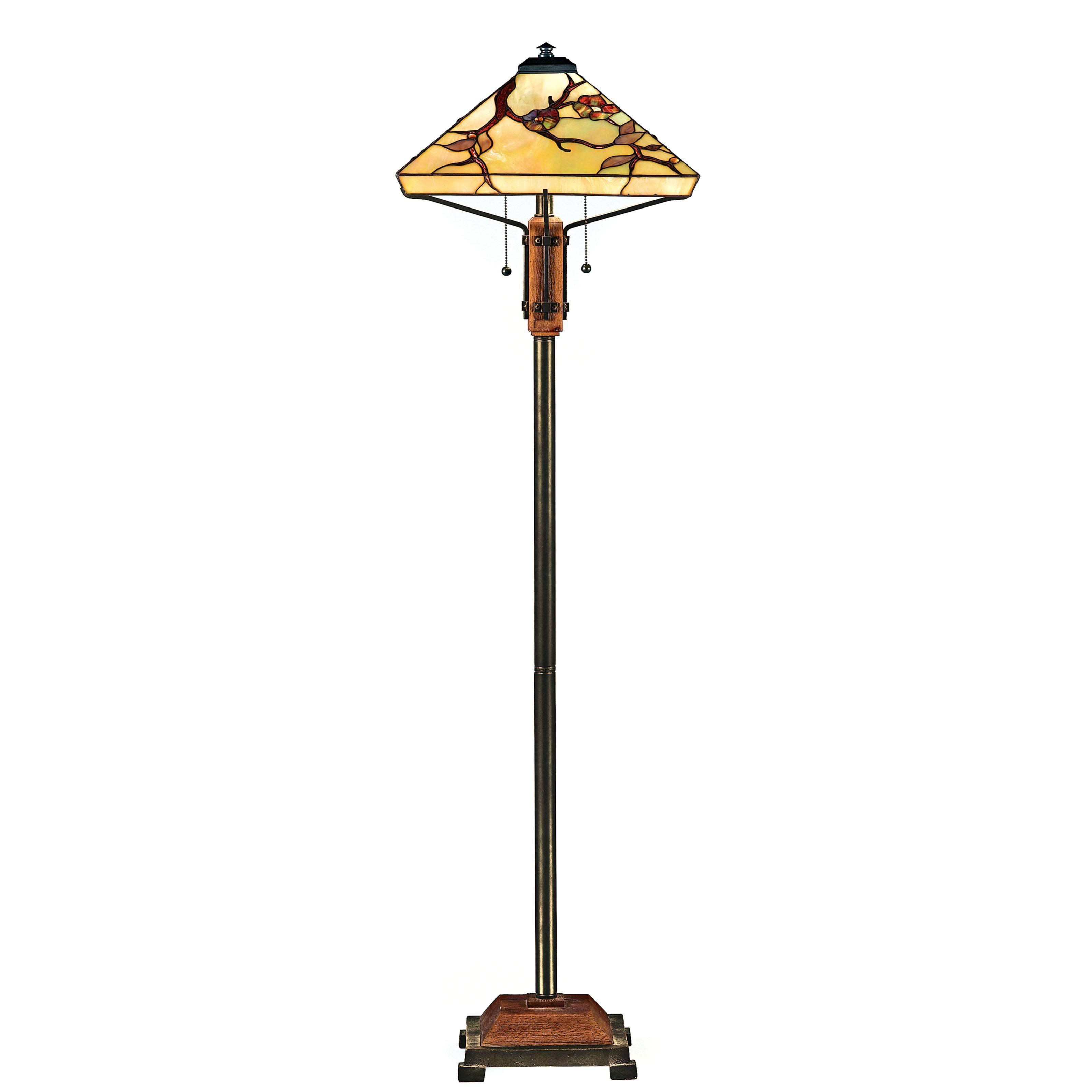 Quoizel Grove Park Tf9404m Tiffany Floor Lamp Tf9404m pertaining to proportions 3200 X 3200