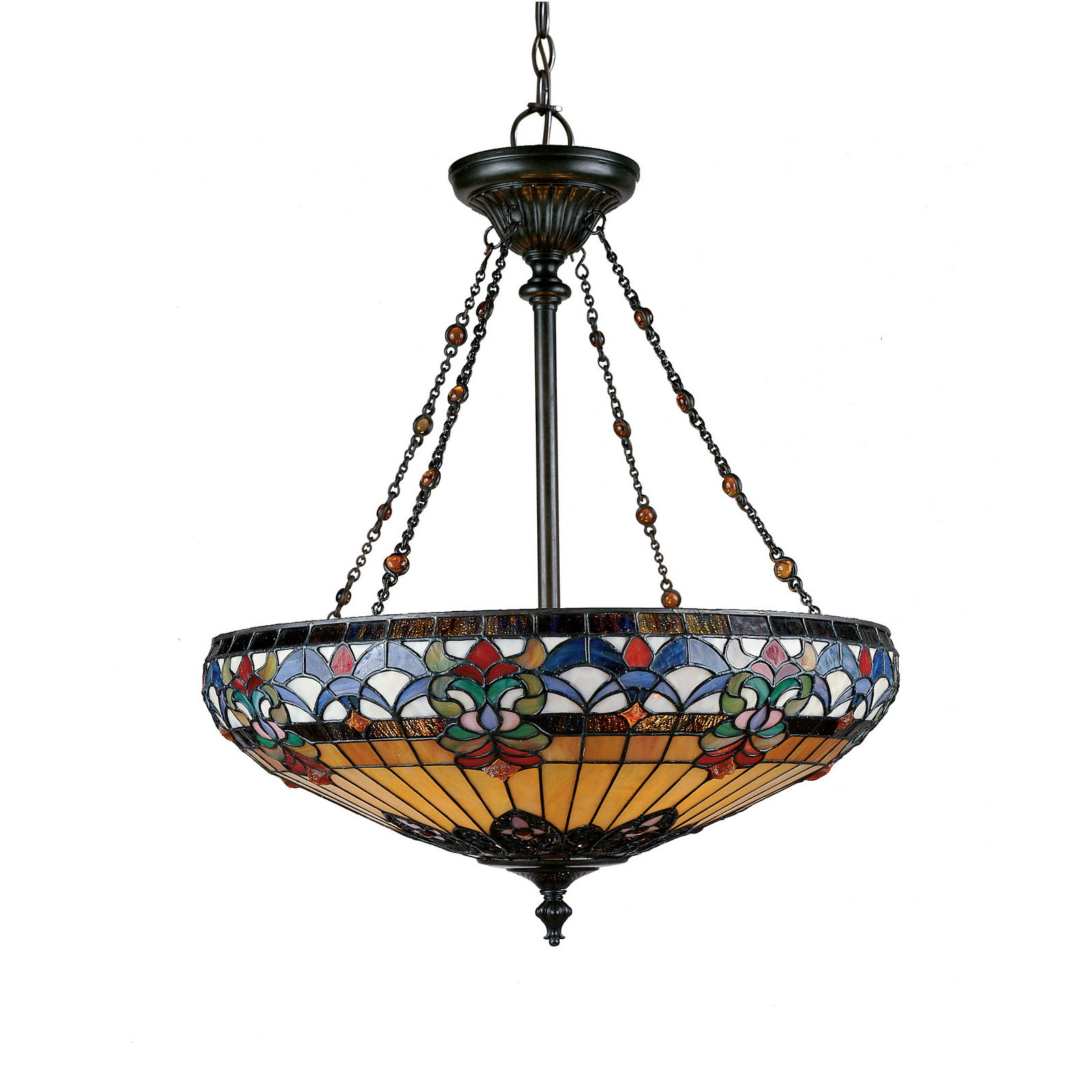 Quoizel Tiffany Belle Fleur Pendant Lamp inside sizing 1600 X 1600