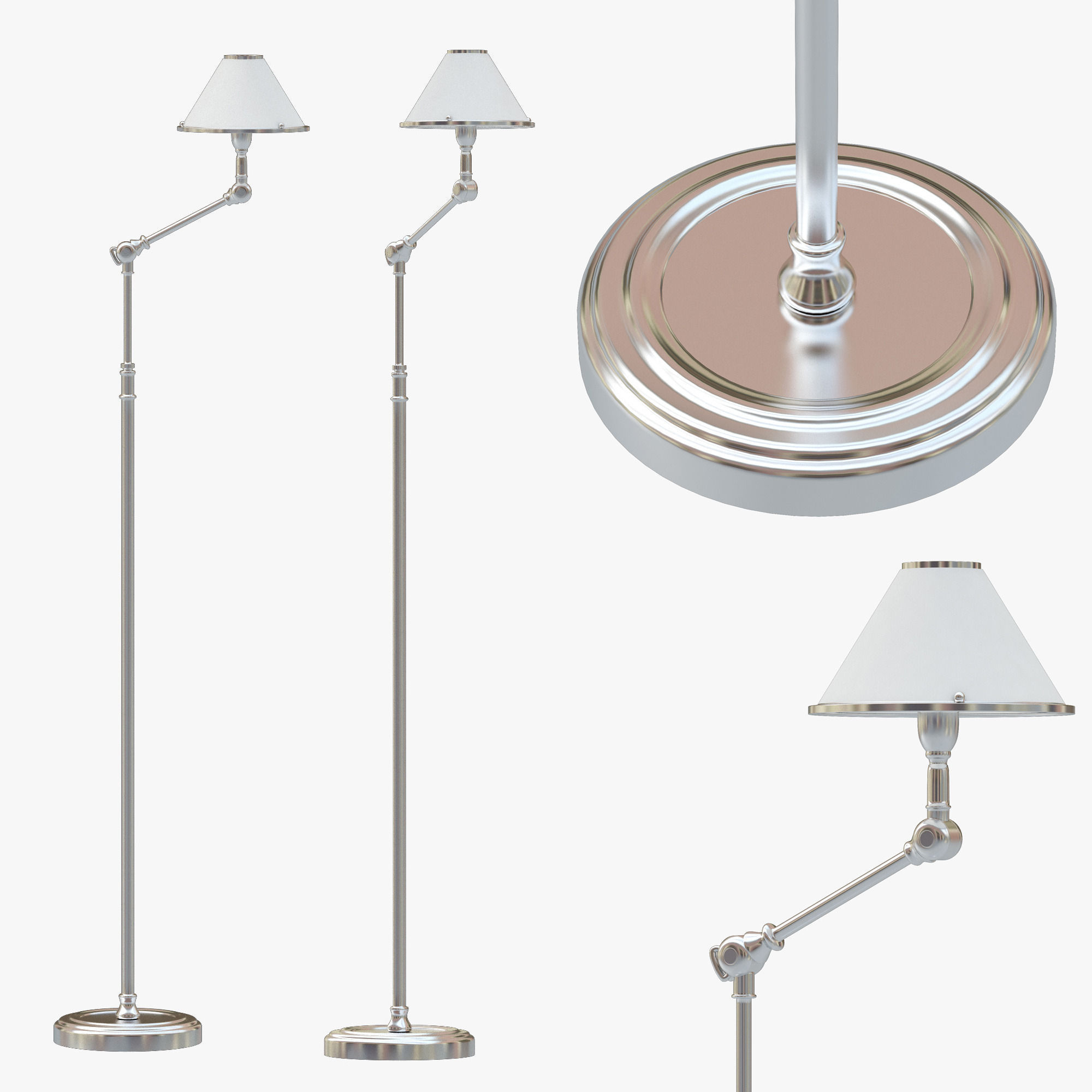 Ralph Lauren Anette Floor Lamp 3d Model with regard to sizing 2000 X 2000