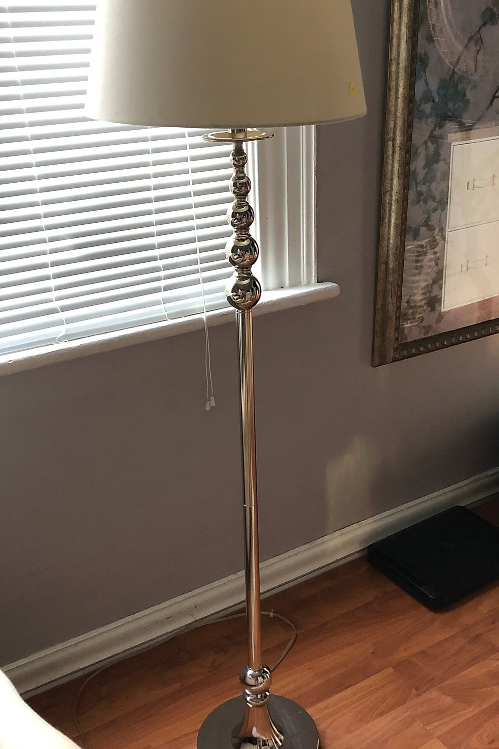 Ralph Lauren Polished Nickel Floor Lamp intended for size 996 X 1496