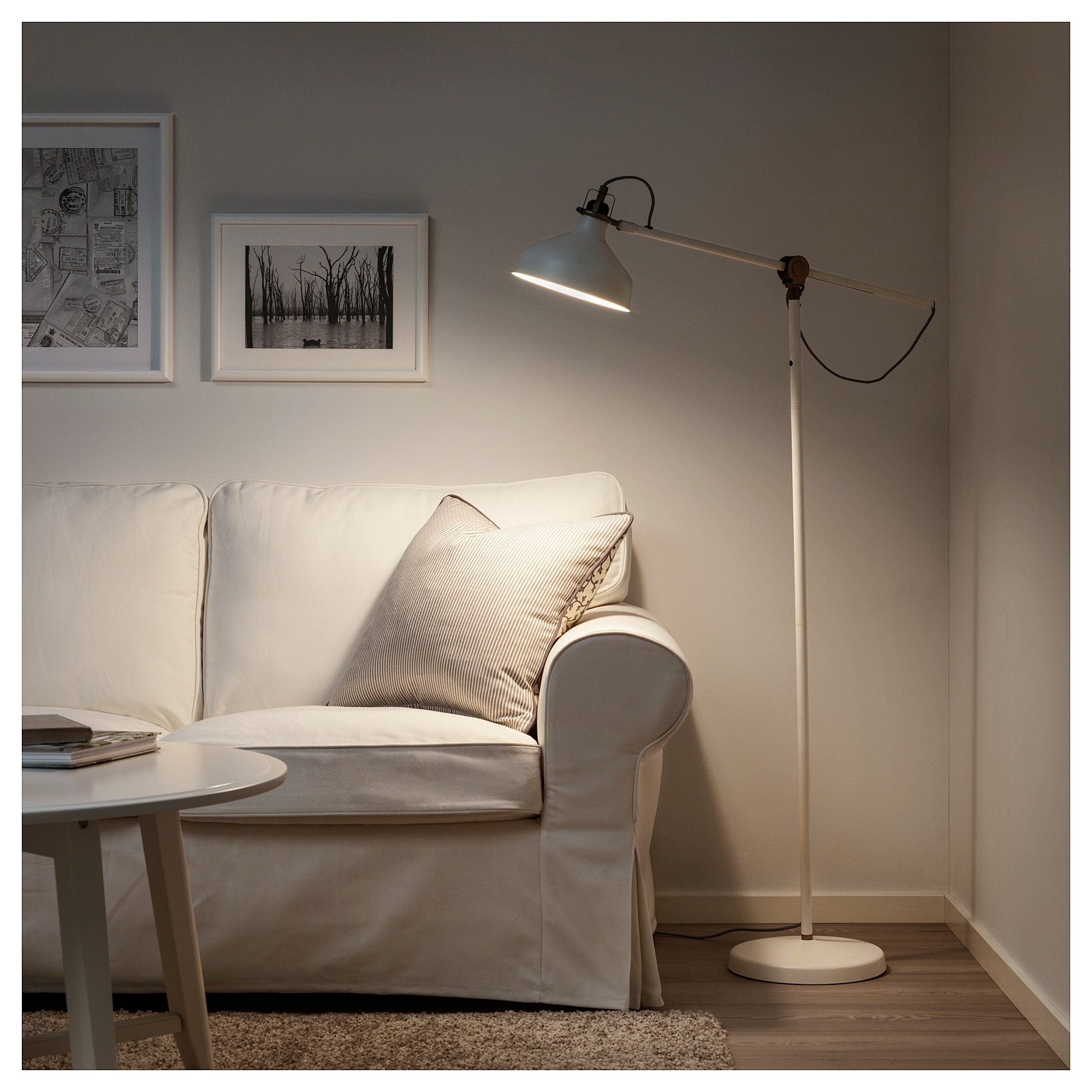 Ranarp Floorreading Lamp Off White inside proportions 2000 X 2000