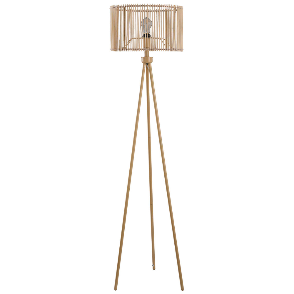 Rattan Tripod Floor Lamp 60 At Home In 2020 Rattan for sizing 1000 X 1000