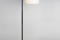 Ravello Contemporary Chrome Floor Lamp With White Shade pertaining to size 1000 X 1000