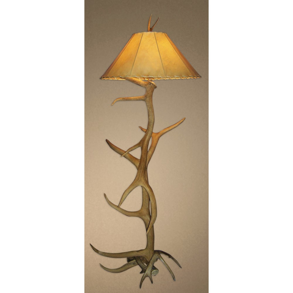 Real Antler Elk Floor Lamp Fl001 throughout size 1000 X 1000