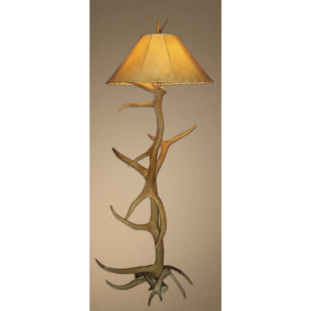 Real Antler Elk Floor Lamp Fl001 within proportions 1000 X 1000