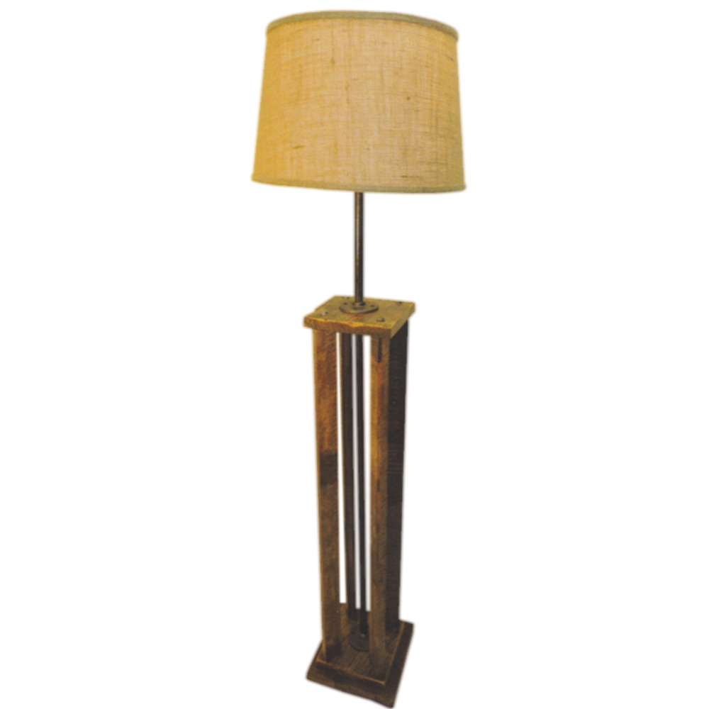 Reclaimed Barnwood Floor Lamp pertaining to dimensions 1000 X 1000