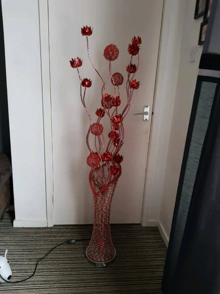 Red Flower Metal Floor Lamp In Ecclesfield South Yorkshire Gumtree for proportions 768 X 1024