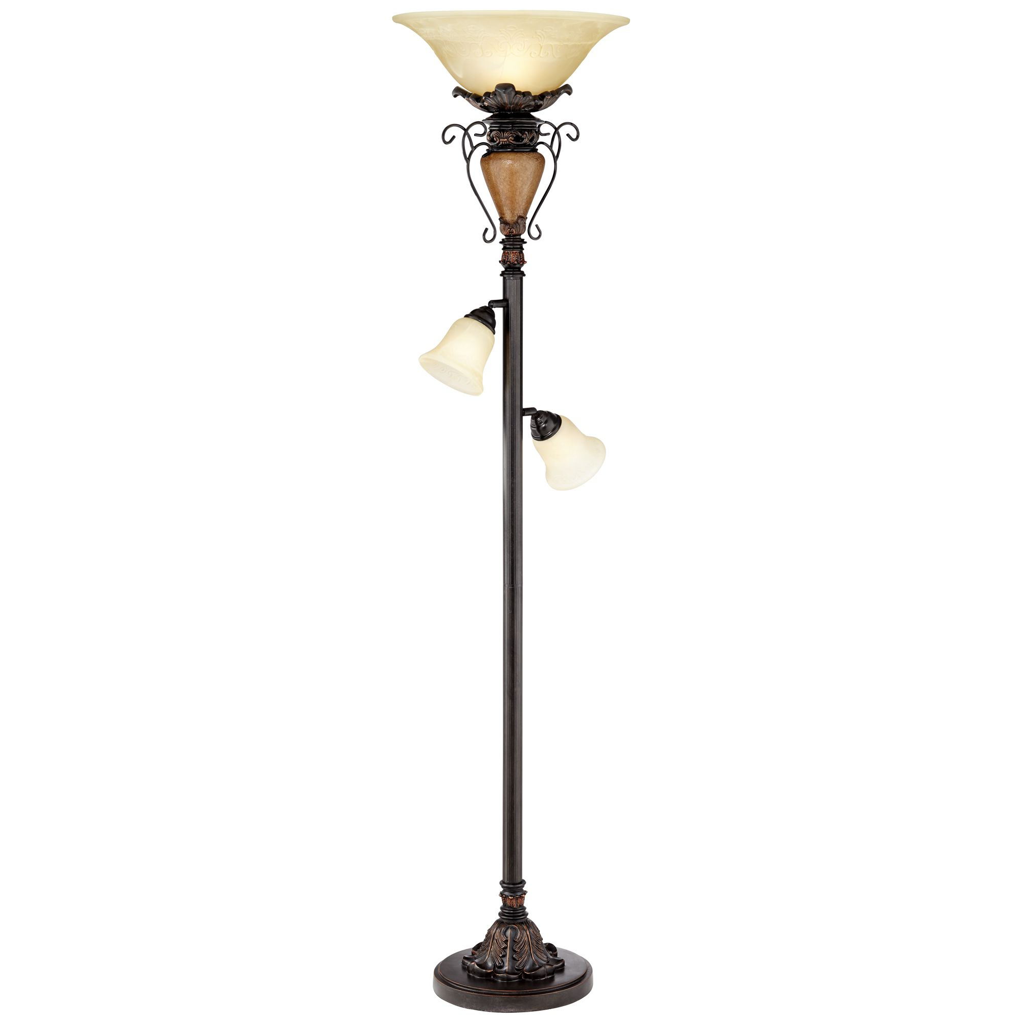 Regency Hill Traditional Torchiere Floor Lamp Tree Bronze intended for proportions 2000 X 2000