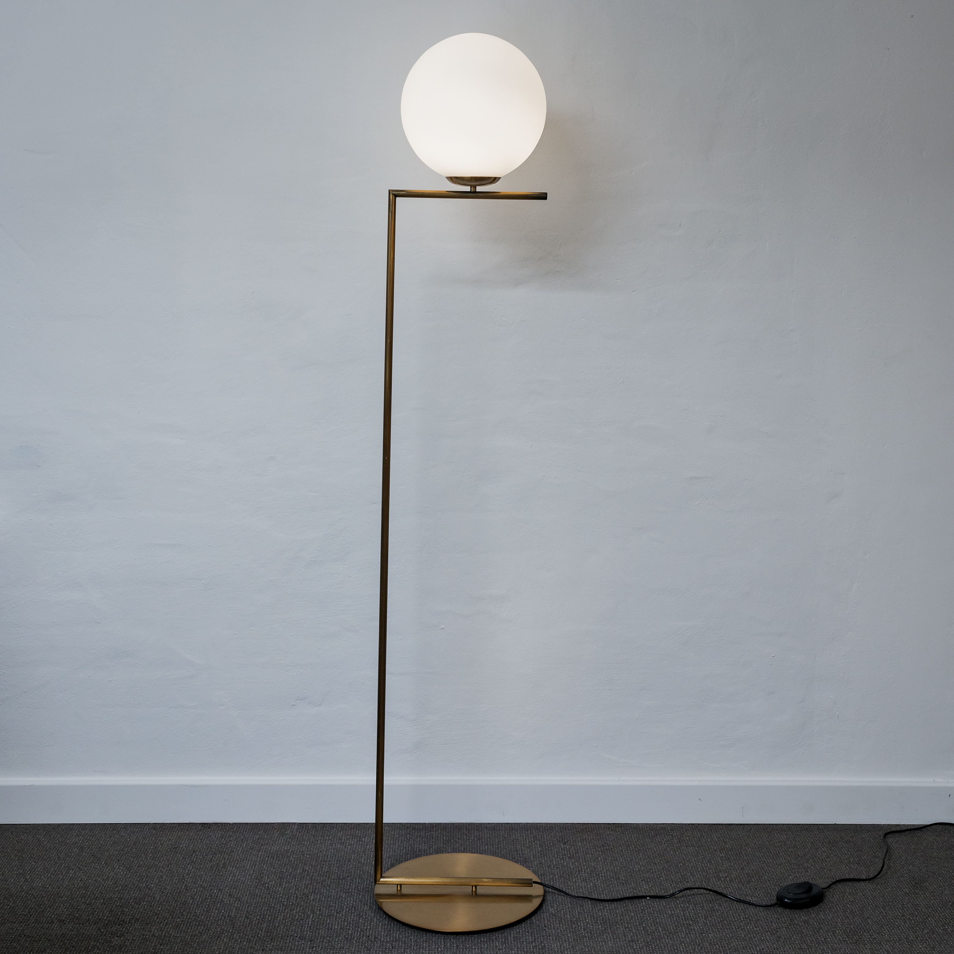 Replica Flos Ic T1 Floor Lamp Z Two Lights within measurements 3120 X 3120