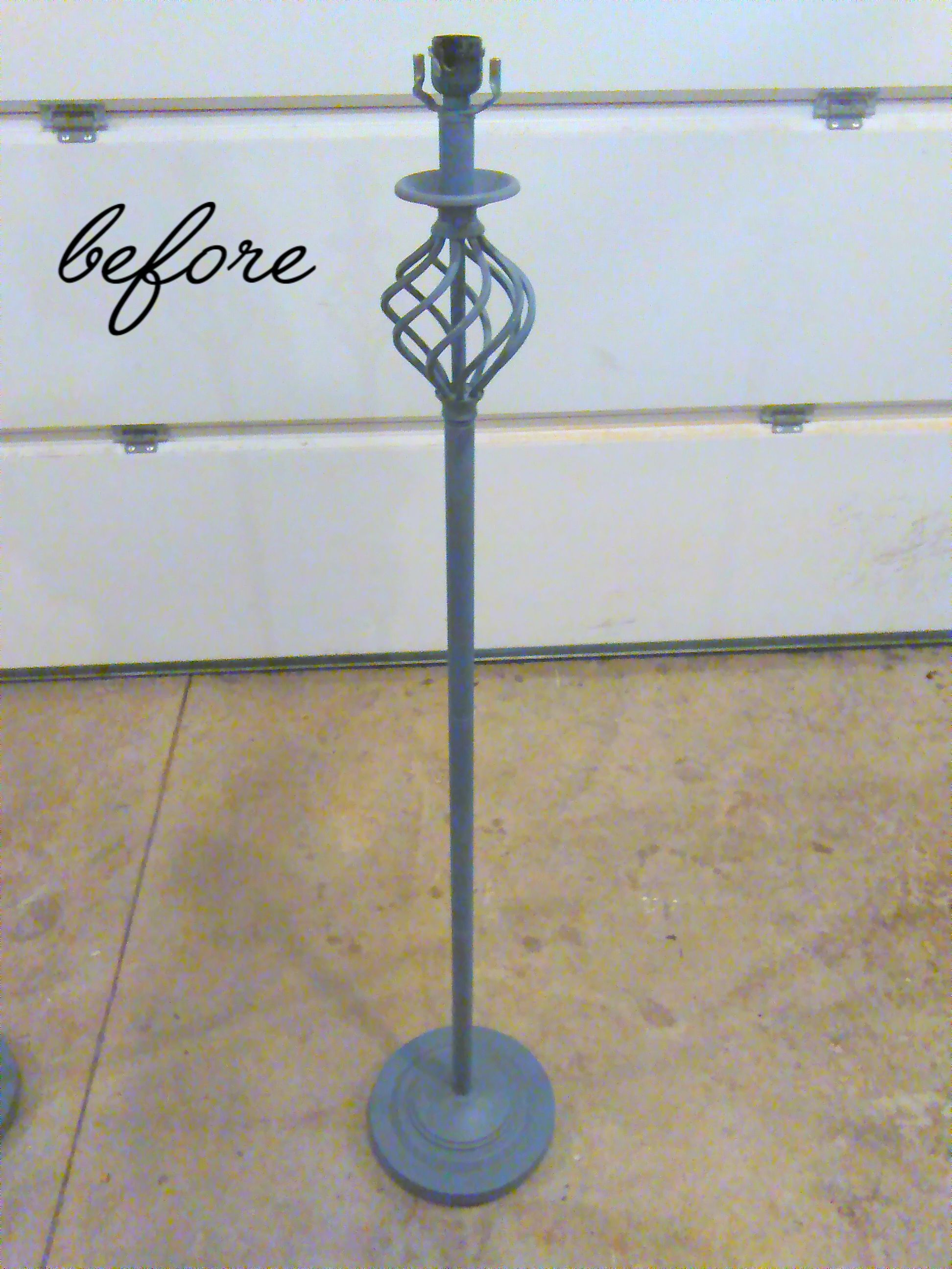 Repurposed Floor Lamp Repurpose An Old Floor Lamp Into A intended for measurements 1944 X 2592
