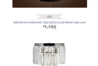 Restoration Hardware 1920s Odeon Glass Fringe Table Lamp pertaining to dimensions 788 X 1564