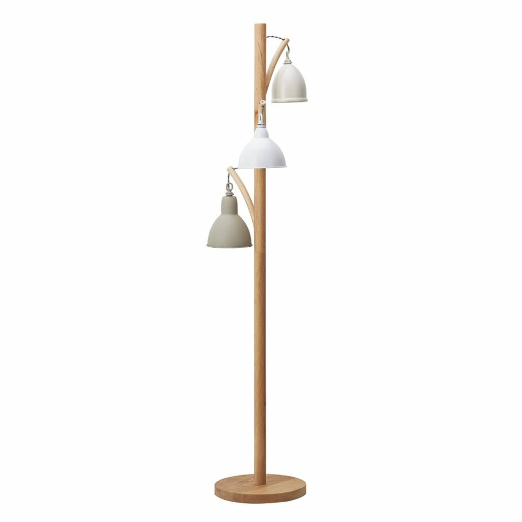 Retro Vintage Floor Lamp Lightwood And Cream in proportions 1024 X 1024