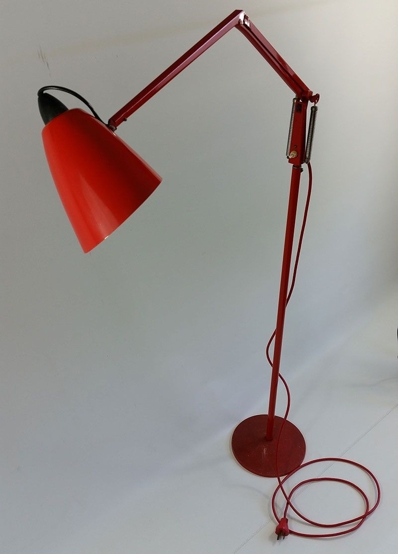 Retro Vintage Red Floor Lamp Planet Lamp Shade Design regarding dimensions 800 X 1114