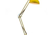 Retro Yellow Oversized Angle Floor Lamp for proportions 1024 X 1024