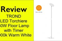 Review Trond Halo X Led Torchiere Floor Lamp Dimmable 30w 3000k Warm White within dimensions 1280 X 720