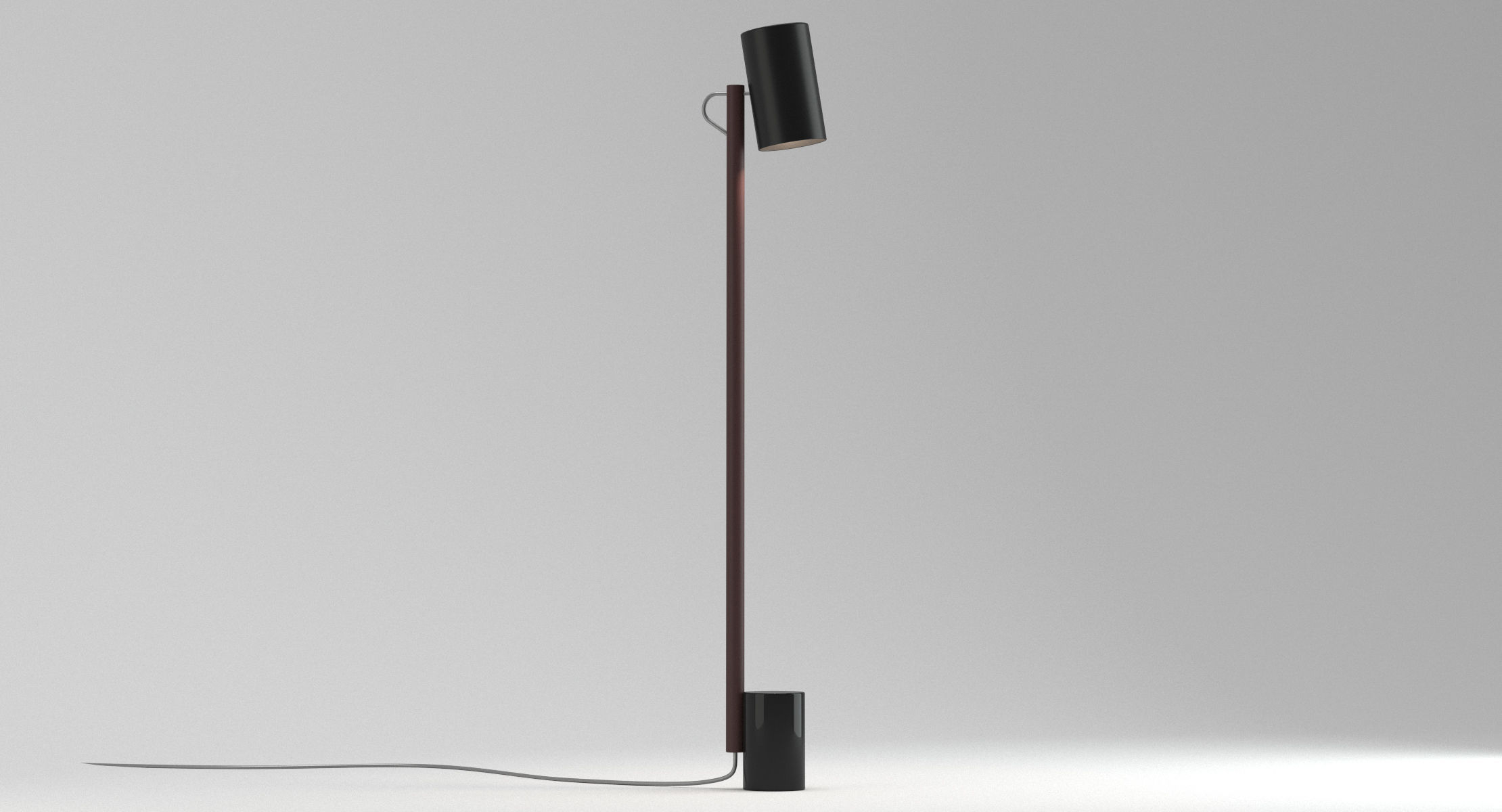 Rich Brilliant Willing Floor Lamp 3d Model with dimensions 2220 X 1200