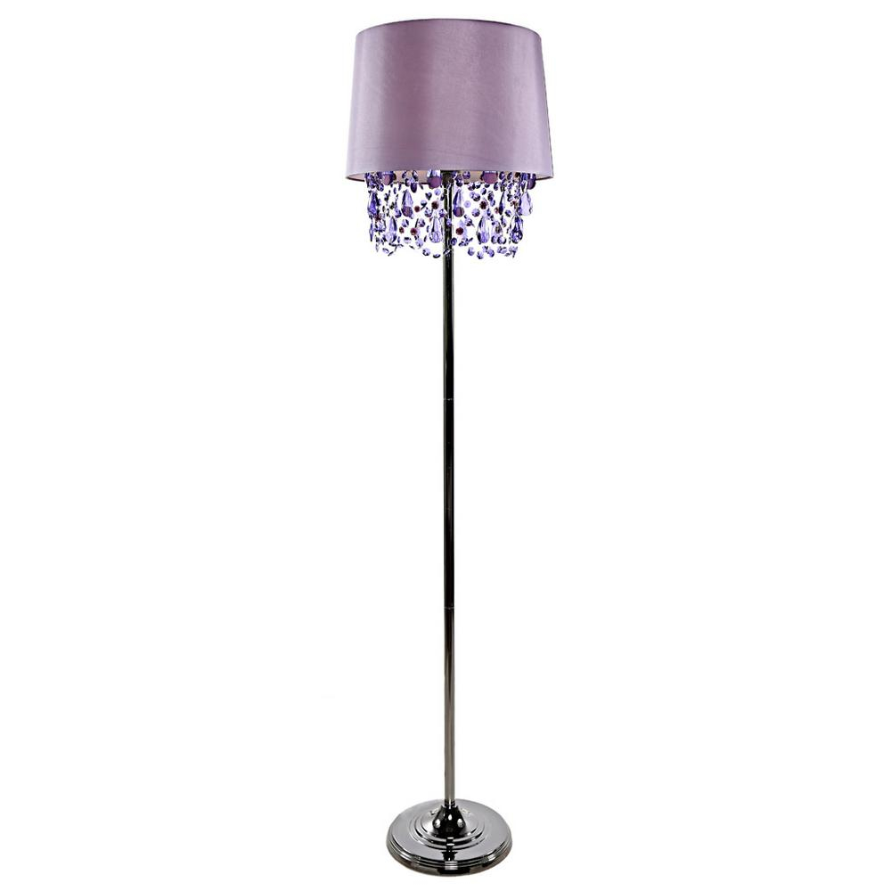 River Of Goods Poetic Wanderlust Tracy Porter 61 In Purple Floor Lamp With Alisal Satin Shade And Cascading Crystals with regard to dimensions 1000 X 1000