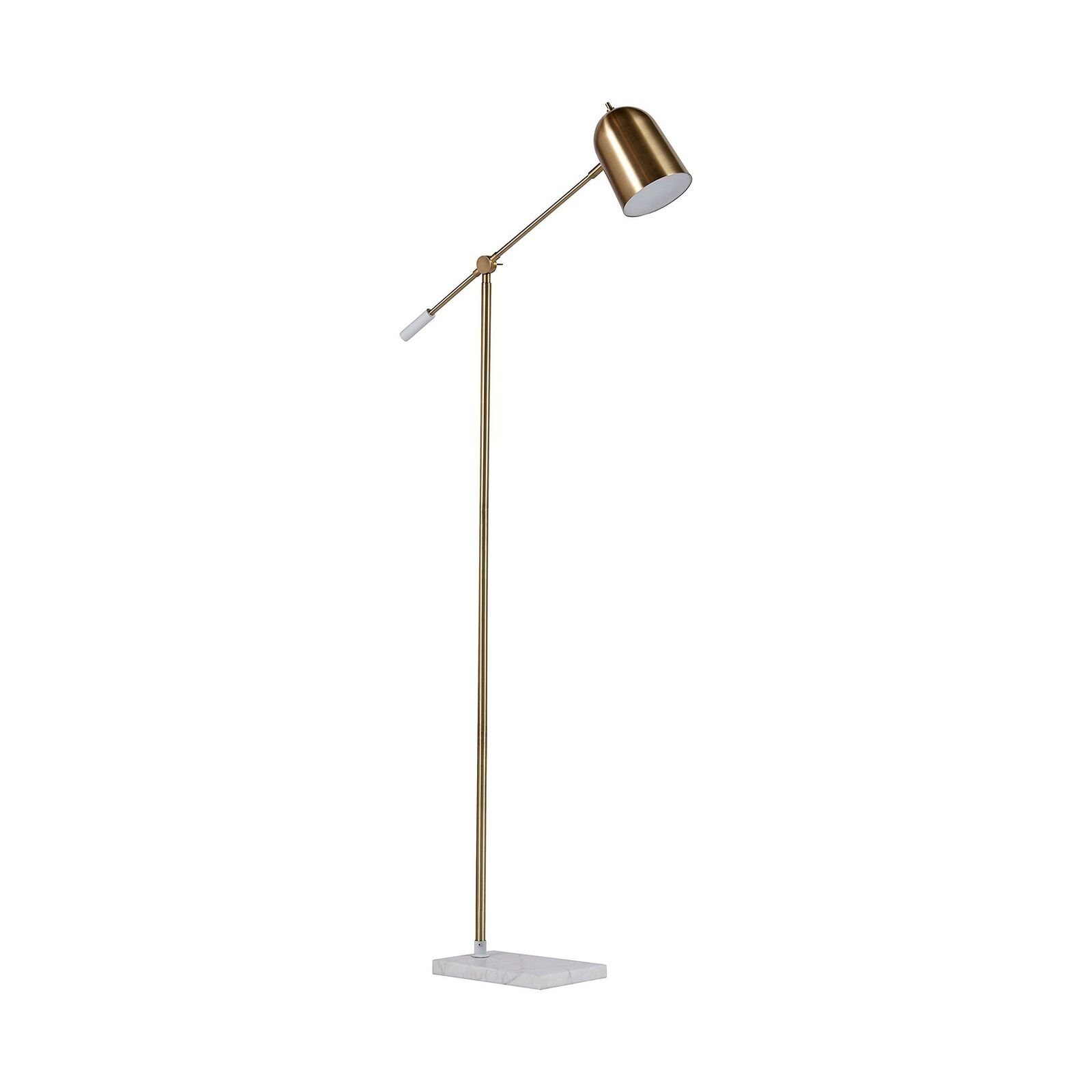 Rivet Avery Marble And Brass Floor Lamp 63h With Bulb in size 1600 X 1600