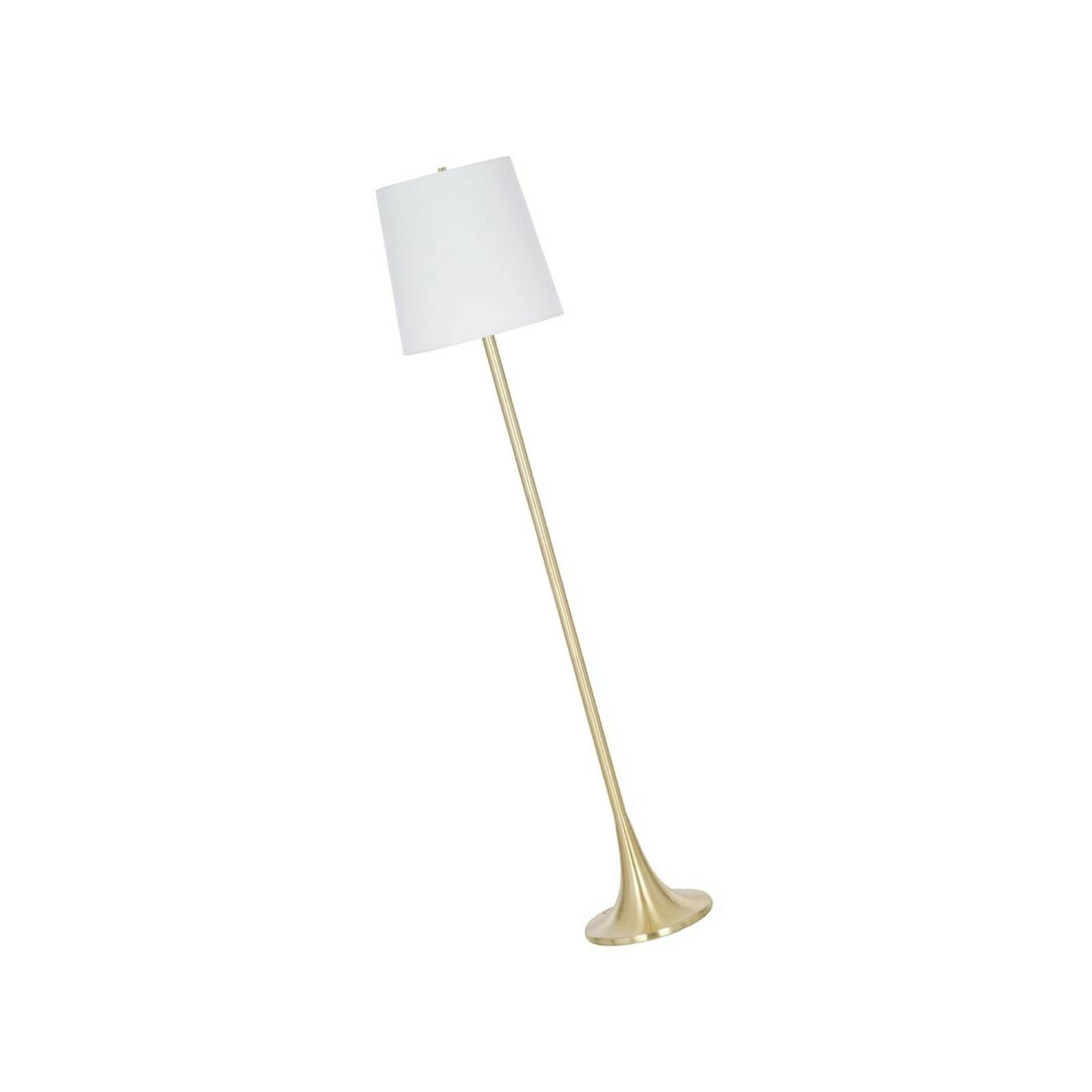 Rivet Mid Century Floor Lamp With Bulb 585h Gold with measurements 1600 X 1600