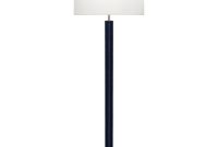Robert Abbey Anna Floor Lamp In Faux Navy Snakeskin Wrapped Column With Polished Brass Finished Accents N893 regarding proportions 1000 X 1000