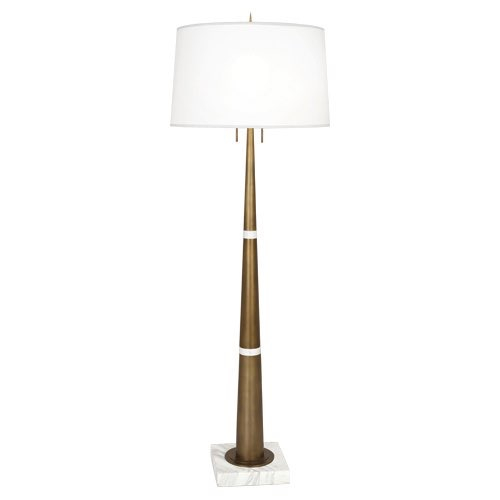 Robert Abbey Florence Floor Lamp In Warm Brass And White Marble 163 regarding measurements 1000 X 1000